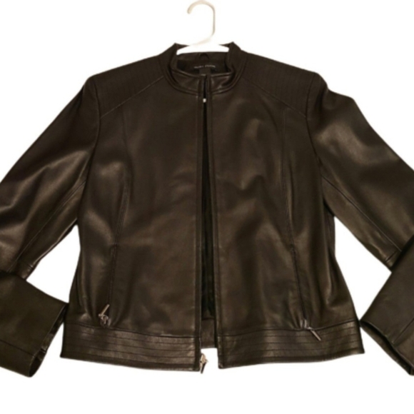 womens leather jacket - Picture 1 of 8